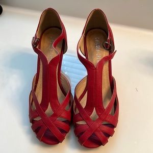 Vintage red heels